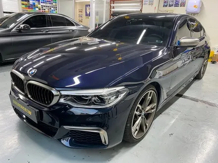 BMW M550d 사틴다크그레이!#전체랩핑#PPF#프론트패키지#부분랩핑#데칼#유리막코팅#크롬다이#크롬죽이기 / 서울 강서구
