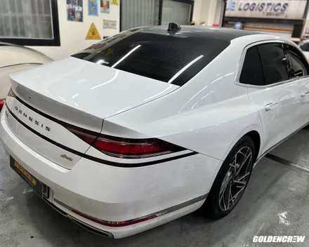 무광 PPF 제네시스 G90 전체 시공, 차원이 다른 깊이감 / 서울 강서구