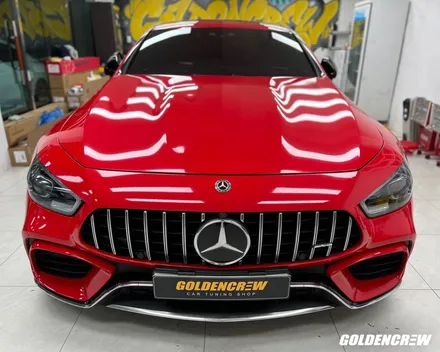 풀랩핑, 벤츠 AMG GT63 에이버리 데니슨 카마인 레드, 전체PPF 시공 / 서울 강서구