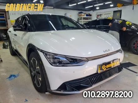 기아 ev6 오토벨벳 고광택 유광블랙  랩핑 시공기 / 서울 강서구