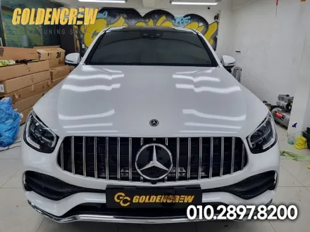 다이아몬드 화이트 전체랩핑 시공으로 이쁘게 변신한 벤츠 GLC300E / 서울 강서구