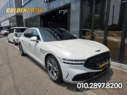 제네시스 G90 무광 화이트｜무광 ppf 전체시공으로 완성된 럭셔리 감성 / 서울 강서구 공항동