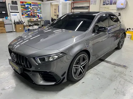 A45 amg 부분PPF&루프스킨 시공기!!_PPF_부분PPF_본넷PPF_필러PPF_하이그로시PPF_헤드라이트PPF_전체PPF_프론트PPF / 서울 강서구