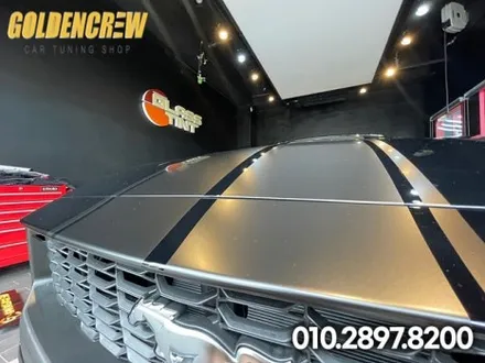 포드 머스탱 데칼 포인트 부분랩핑으로 무게감있는 변신 / 서울 강서구 공항동