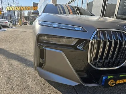 강서 광명 bmw i7 전체랩핑 사틴 다크 그레이 시공기｜고급감 끝판왕 / 서울 강서구 공항동