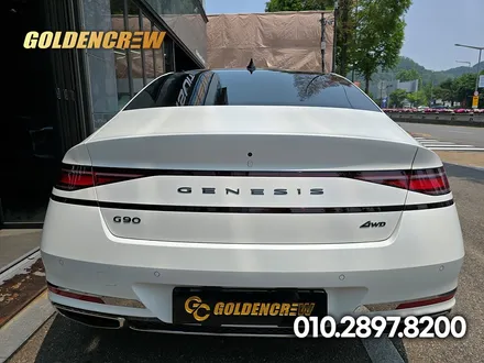 제네시스 G90 무광 화이트｜무광 ppf 전체시공으로 완성된 럭셔리 감성 / 서울 강서구 공항동