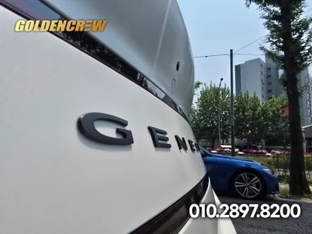 제네시스 G90 무광 화이트｜무광 ppf 전체시공으로 완성된 럭셔리 감성 / 서울 강서구 공항동