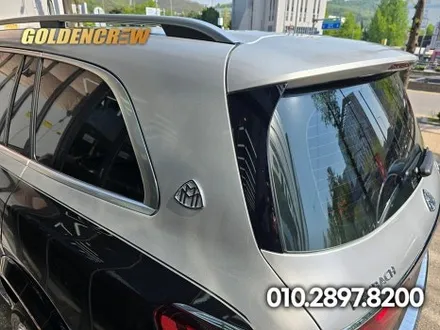 gls 투톤랩핑 벤츠 suv 외관 변신! 블랙&실버 조합 인기 시공 / 서울 강서구 공항동