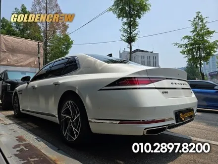 제네시스 G90 무광 화이트｜무광 ppf 전체시공으로 완성된 럭셔리 감성 / 서울 강서구 공항동