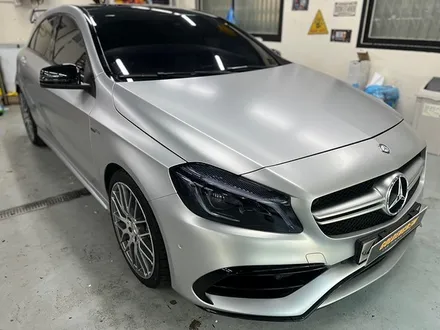 벤츠 A45 amg 전체랩핑 시공! / 서울 강서구