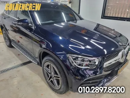 다이아몬드 화이트 전체랩핑 시공으로 이쁘게 변신한 벤츠 GLC300E / 서울 강서구
