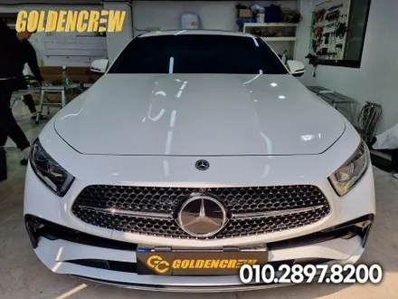 벤츠 CLS 450 썬플라워 전체랩핑 [목동랩핑] / 서울 강서구