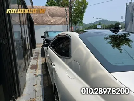 제네시스 G90 무광 화이트｜무광 ppf 전체시공으로 완성된 럭셔리 감성 / 서울 강서구 공항동