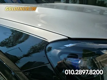 gls 투톤랩핑 벤츠 suv 외관 변신! 블랙&실버 조합 인기 시공 / 서울 강서구 공항동