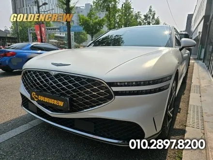 제네시스 G90 무광 화이트｜무광 ppf 전체시공으로 완성된 럭셔리 감성 / 서울 강서구 공항동
