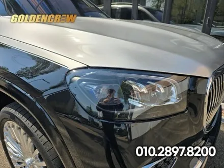 gls 투톤랩핑 벤츠 suv 외관 변신! 블랙&실버 조합 인기 시공 / 서울 강서구 공항동