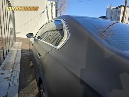 강서 광명 bmw i7 전체랩핑 사틴 다크 그레이 시공기｜고급감 끝판왕 / 서울 강서구 공항동