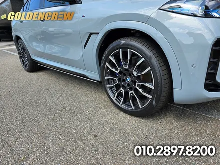 BMW X6 블락포디 썬팅과 함께 추석명절 전 윙 전동사이드스텝 + 생활보호PPF까지 준비완료! / 서울 강서구 공항동