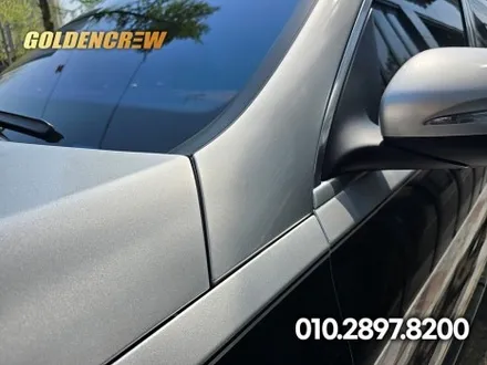 gls 투톤랩핑 벤츠 suv 외관 변신! 블랙&실버 조합 인기 시공 / 서울 강서구 공항동