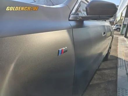 강서 광명 bmw i7 전체랩핑 사틴 다크 그레이 시공기｜고급감 끝판왕 / 서울 강서구 공항동