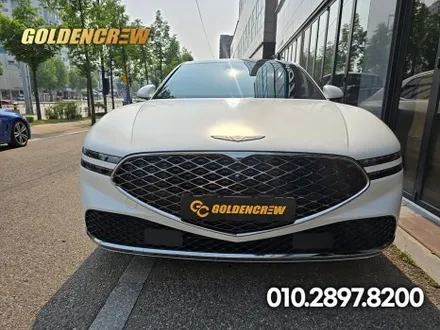 제네시스 G90 무광 화이트｜무광 ppf 전체시공으로 완성된 럭셔리 감성 / 서울 강서구 공항동