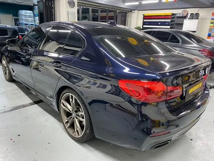 BMW M550d 사틴다크그레이!#전체랩핑#PPF#프론트패키지#부분랩핑#데칼#유리막코팅#크롬다이#크롬죽이기 / 서울 강서구