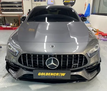 A45 amg 부분PPF&루프스킨 시공기!!_PPF_부분PPF_본넷PPF_필러PPF_하이그로시PPF_헤드라이트PPF_전체PPF_프론트PPF / 서울 강서구