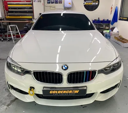 BMW 4시리즈 컨버터블 시공기#전체랩핑#부분랩핑#bmw랩핑#서울랩핑#강서구랩핑#양천구랩핑#마곡랩핑 / 서울 강서구