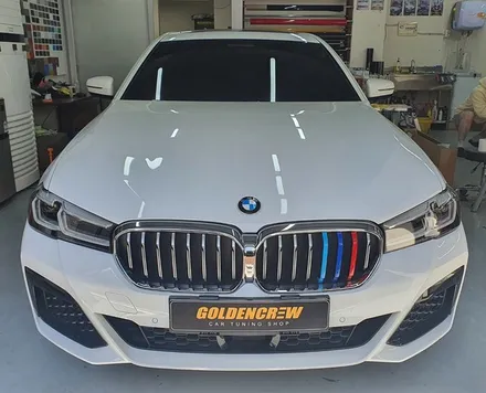 BMW 530i 루프스킨&윈도우크롬딜리트! 시공기!! / 서울 강서구