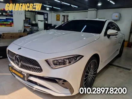벤츠 CLS 450 썬플라워 전체랩핑 [목동랩핑] / 서울 강서구