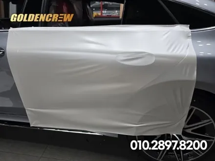 벤츠 gt43amg 인기필름 사틴화이트펄로 신차출고시 전체랩핑 / 서울 강서구 공항동