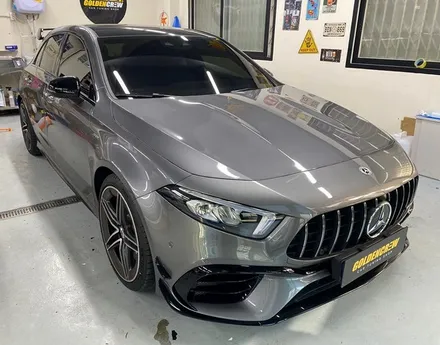 A45 amg 부분PPF&루프스킨 시공기!!_PPF_부분PPF_본넷PPF_필러PPF_하이그로시PPF_헤드라이트PPF_전체PPF_프론트PPF / 서울 강서구