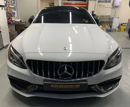 C63 amg쿠페 전체랩핑 시공기!! / 서울 강서구