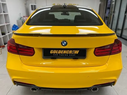 BMW 320d 전체랩핑 시공_다크옐로우랩핑_강서구랩핑_강서구ppf_차량드레스업_M범퍼랩핑 / 서울 강서구