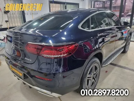다이아몬드 화이트 전체랩핑 시공으로 이쁘게 변신한 벤츠 GLC300E / 서울 강서구