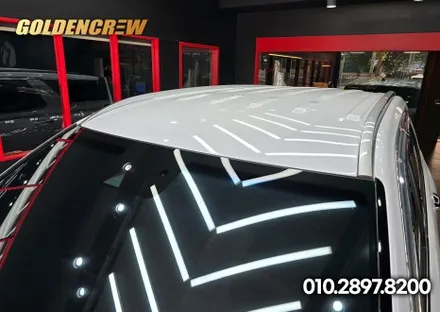 현대 펠리세이드 부천랩핑 골든크루에서 시공한 유광블랙 투톤랩핑 / 서울 강서구 공항동