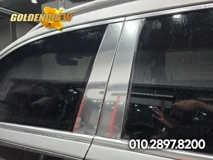 gls 투톤랩핑 벤츠 suv 외관 변신! 블랙&실버 조합 인기 시공 / 서울 강서구 공항동