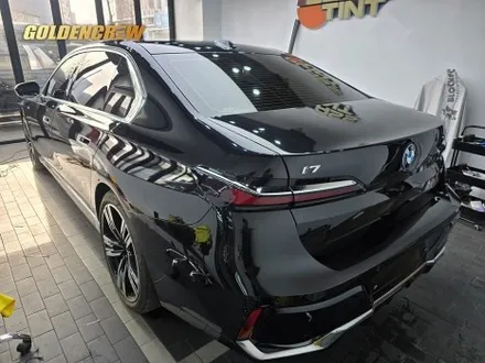 강서 광명 bmw i7 전체랩핑 사틴 다크 그레이 시공기｜고급감 끝판왕 / 서울 강서구 공항동