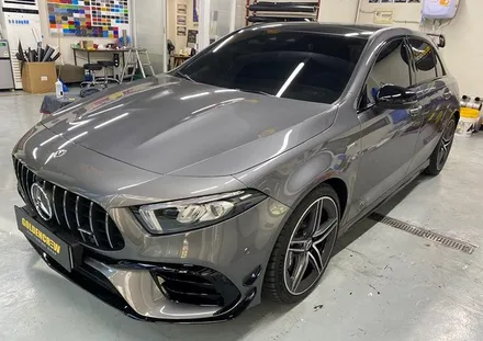 A45 amg 부분PPF&루프스킨 시공기!!_PPF_부분PPF_본넷PPF_필러PPF_하이그로시PPF_헤드라이트PPF_전체PPF_프론트PPF / 서울 강서구