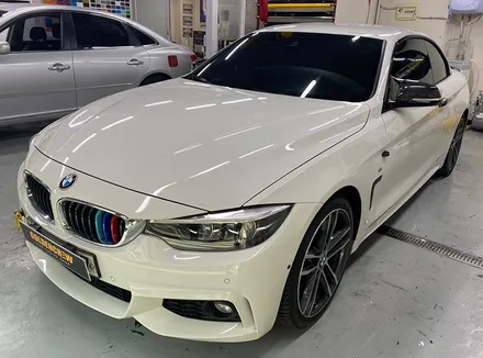 BMW 4시리즈 컨버터블 시공기#전체랩핑#부분랩핑#bmw랩핑#서울랩핑#강서구랩핑#양천구랩핑#마곡랩핑 / 서울 강서구