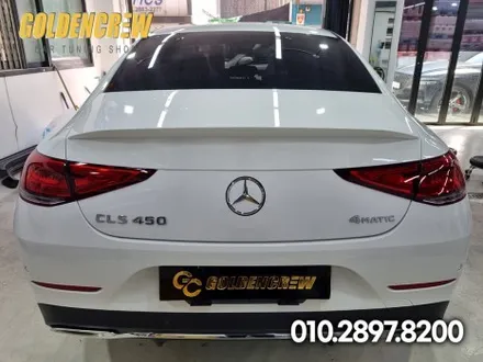 벤츠 CLS 450 썬플라워 전체랩핑 [목동랩핑] / 서울 강서구