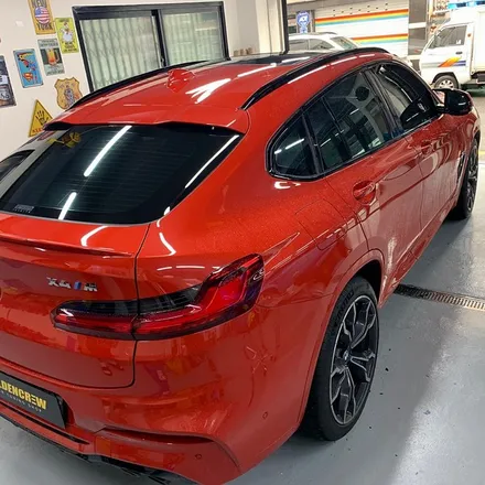 BMW X4M 부분 래핑!_루프스킨_사이드미러_에어 브리더_스포일러 / 서울 강서구
