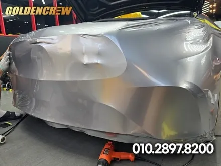 벤츠 E53 amg 쿠페 gt실버 고광택랩핑으로 멋지게 변신했어요 / 서울 강서구 공항동