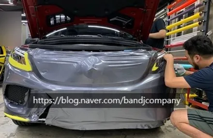 벤츠 페밀리룩 SUV GLE350 유광 무연탄 전체랩핑_서울랩핑_신정동랩핑 / 서울 강서구