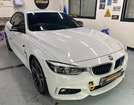BMW 4시리즈 컨버터블 시공기#전체랩핑#부분랩핑#bmw랩핑#서울랩핑#강서구랩핑#양천구랩핑#마곡랩핑 / 서울 강서구