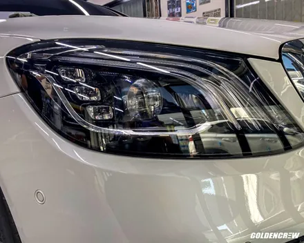 자동차 PPF 필름 부분 시공, 벤츠 S63 AMG 프론트 패키지 / 서울 강서구
