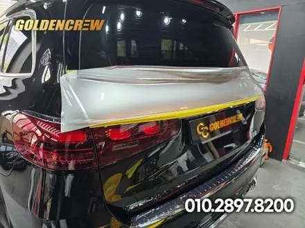 gls 투톤랩핑 벤츠 suv 외관 변신! 블랙&실버 조합 인기 시공 / 서울 강서구 공항동