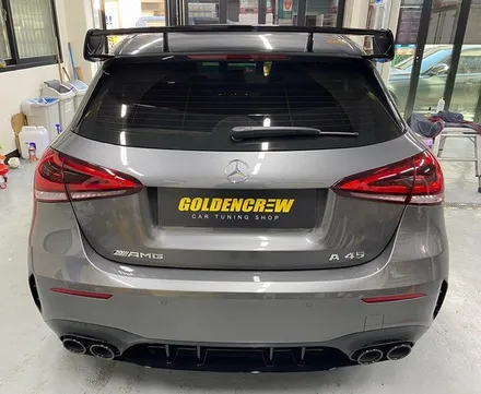 A45 amg 부분PPF&루프스킨 시공기!!_PPF_부분PPF_본넷PPF_필러PPF_하이그로시PPF_헤드라이트PPF_전체PPF_프론트PPF / 서울 강서구
