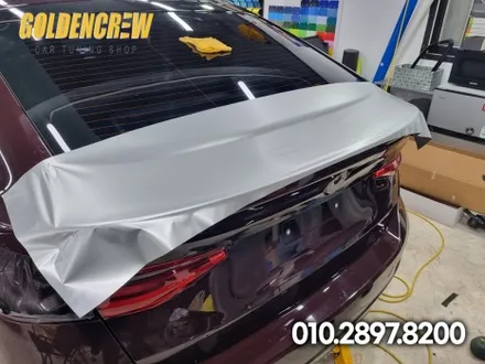 영등포 BMW 6GT 전체랩핑 필름은 3M 사틴화이트알루미늄 / 서울 강서구
