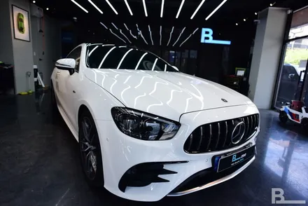벤츠 E클래스쿠페 PPF 본넷, 블랙PPF 루프스킨 시공은 베이스로.! / 광명시 일직동